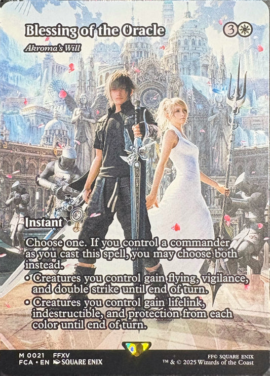Blessing of the Oracle (M0021) – MTG Final Fantasy XV Universes Beyond [Ungraded, Non-Foil]